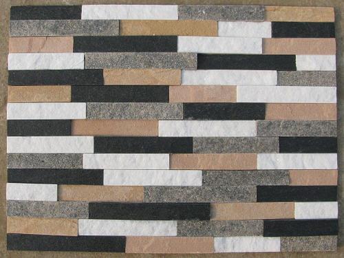 Black-grey-white-brown Assorted colors of Slate