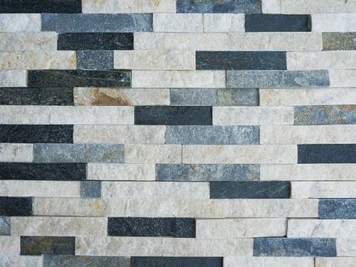 Green-black-beige Assorted colors of Slate construction material