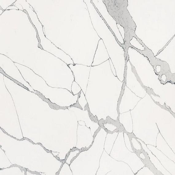 Silver veined pattern quartz surfaces