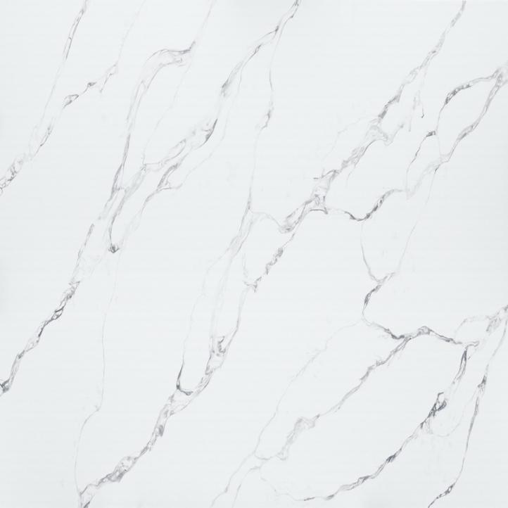 White veined pattern quartz slabs