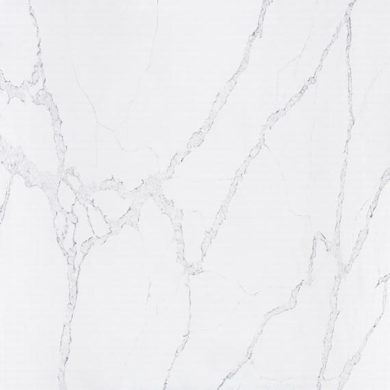 White marble looks quartz engineered stone